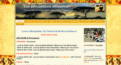 Desktop Screenshot of percussions-africaines.net